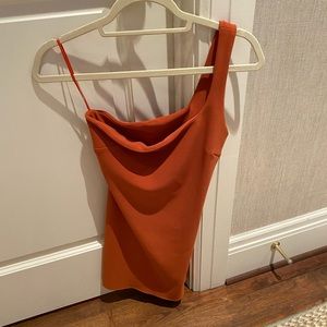 Kourtney Kardashian Orange Mini Dress 0